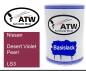 Preview: Nissan, Desert Violet Pearl, LS3: 500ml Lackdose, von ATW Autoteile West.